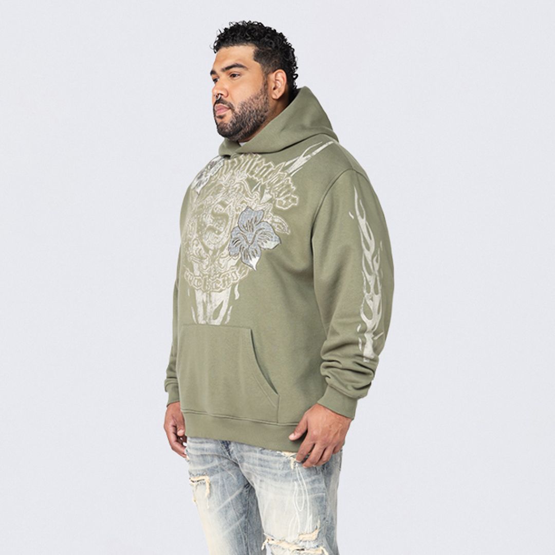 Big and Tall - Fleece Tapestry Hoodie