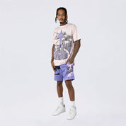 Oversized Maximalist Graphic SS Shirt - Parfait Pink