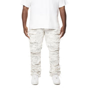 Smoke Rise Big and Tall Big and Tall - Utility Bungee Twill Pants - White Camo