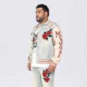 Big and Tall - Country Club Varsity Jean Jacket