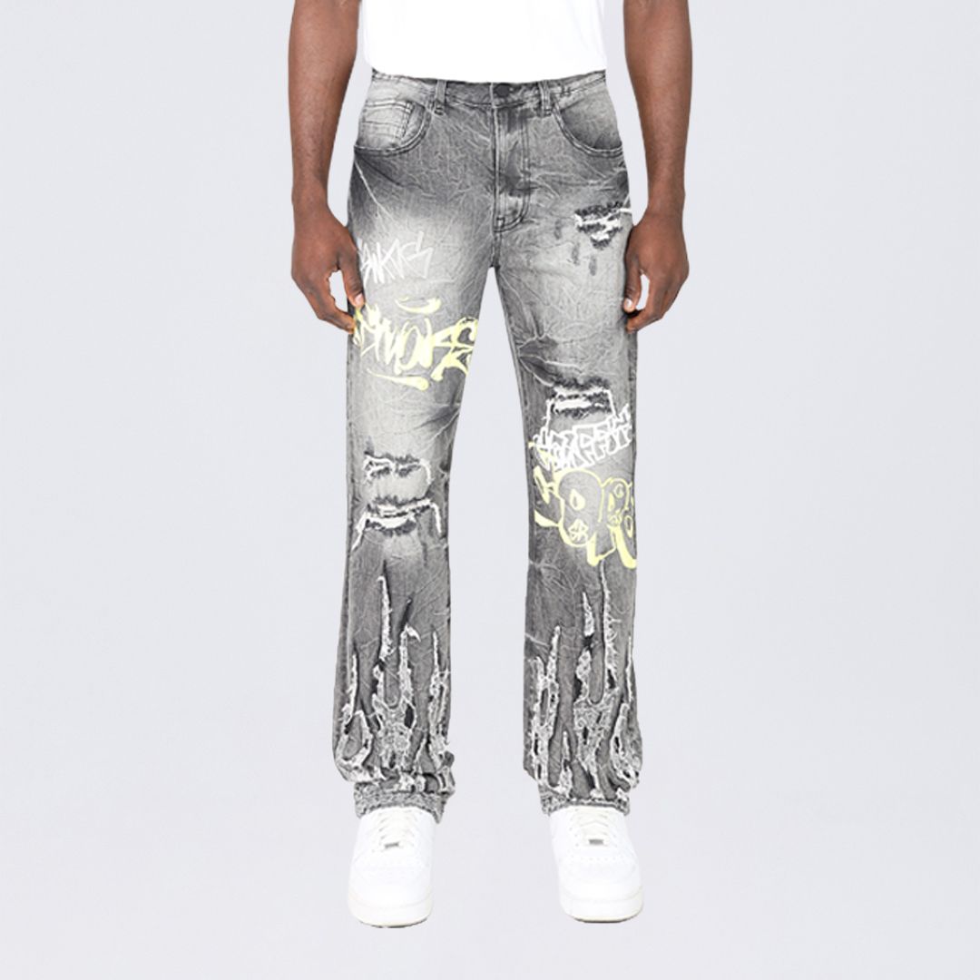 Long Straight Dystopia Jeans