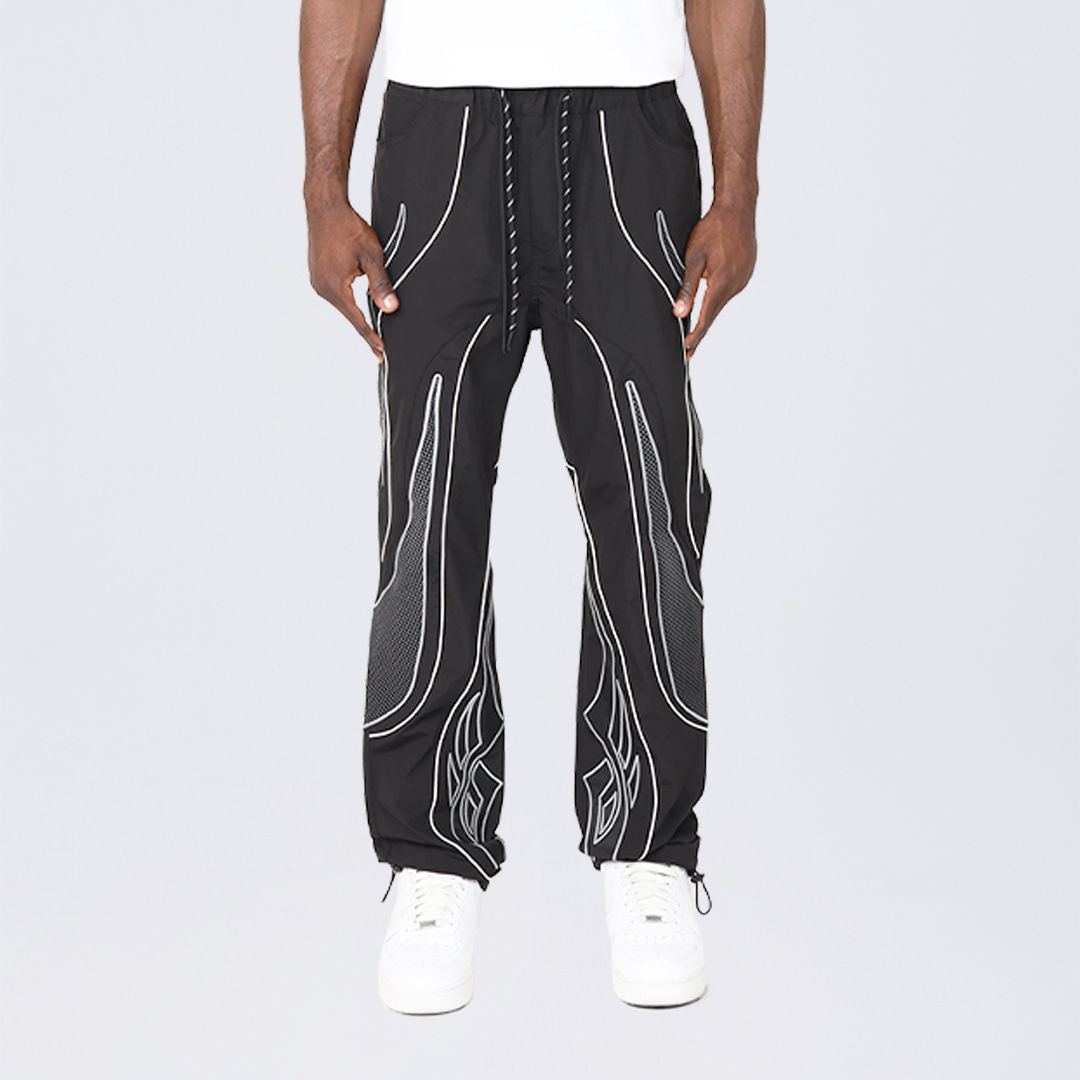 Straight Maximalist Windbreaker Pants