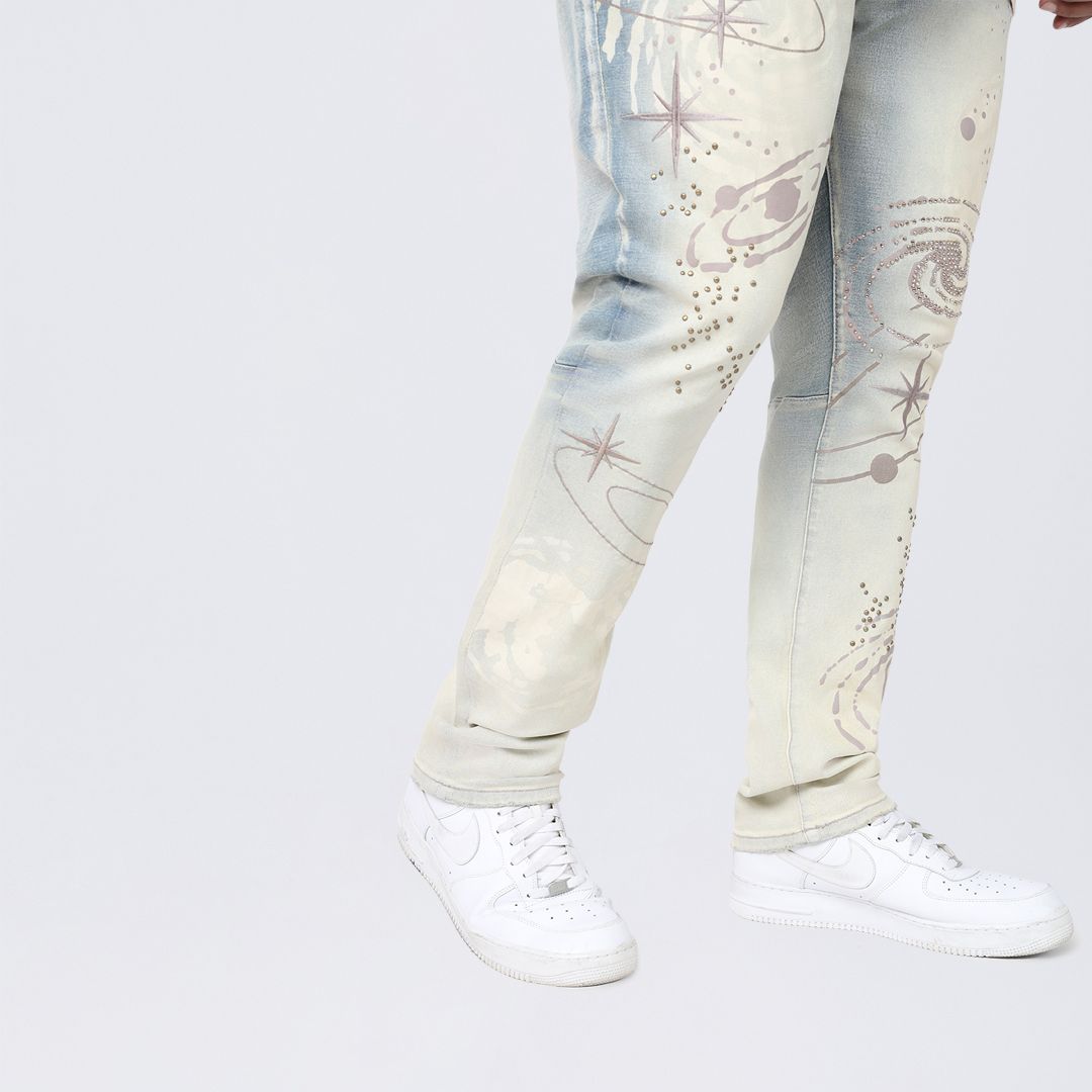 Big and Tall - Maximalist Pearl Studded Jeans