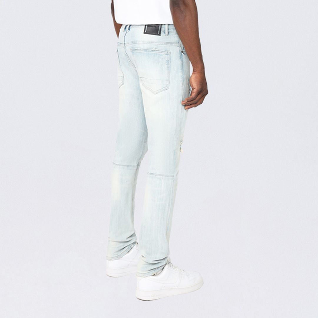 Slim Tapered Vintage Washed Jeans