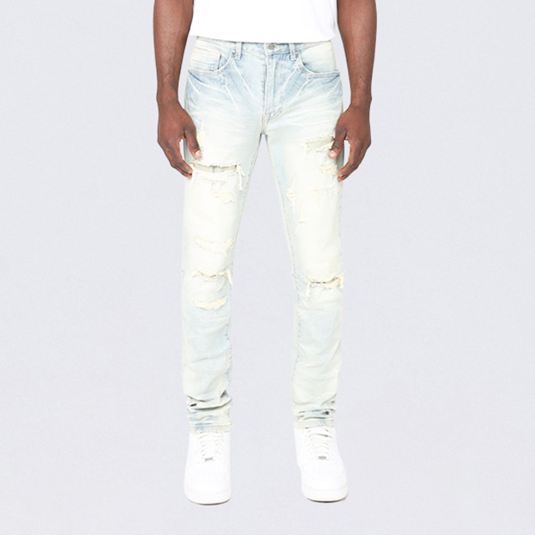 Slim Heavy Vintage Washed Jeans