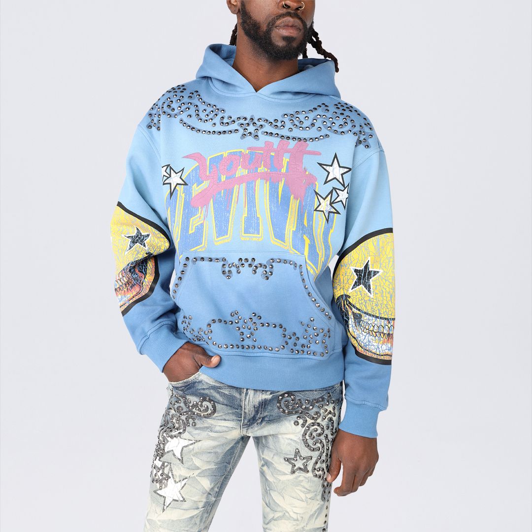 Oversized Maximalist Fleece Hoodie