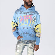 Oversized Maximalist Fleece Hoodie