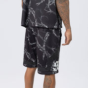 Lounge Dystopia Printed Mesh Shorts