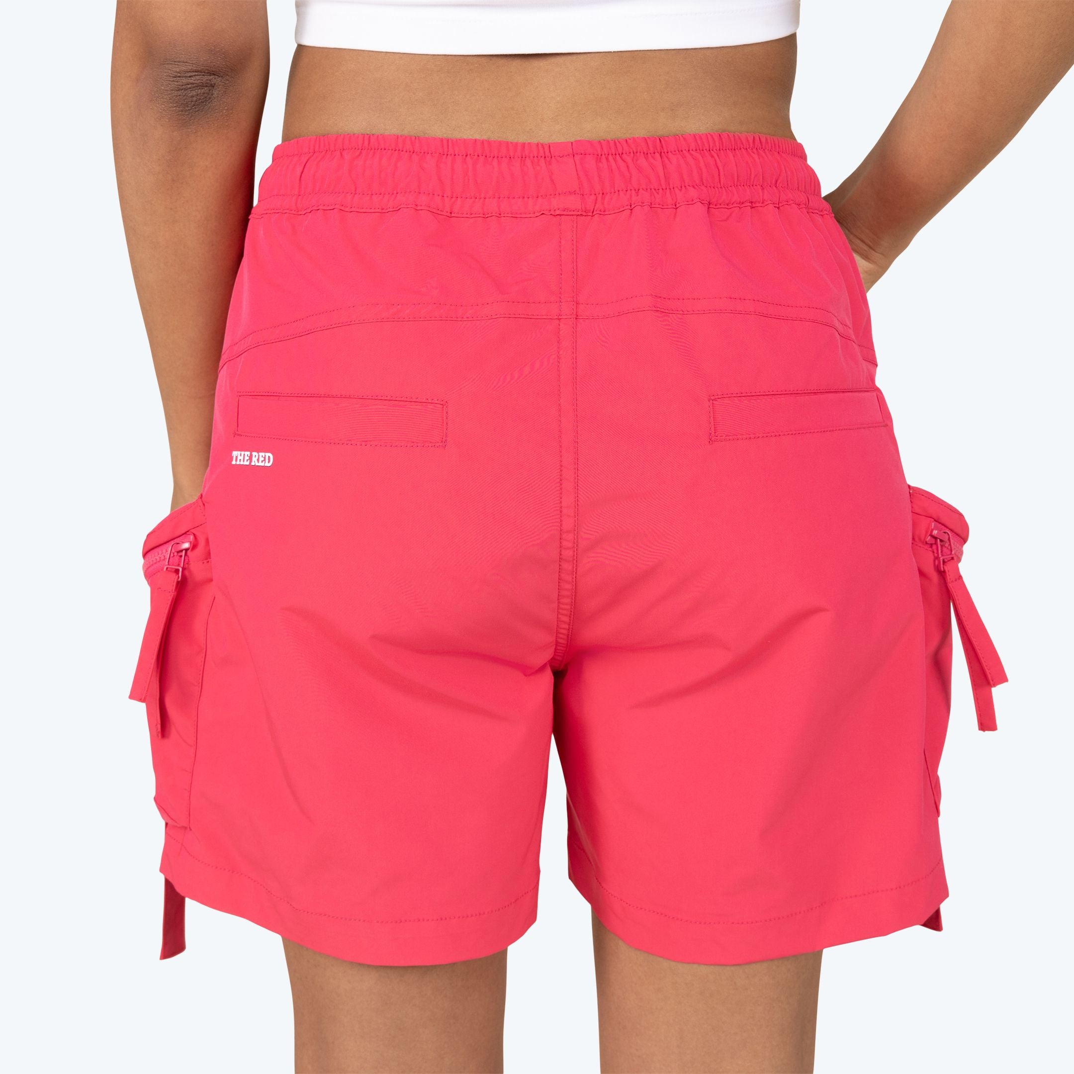 Slouched Utility Windbreaker Shorts
