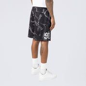 Lounge Dystopia Printed Mesh Shorts