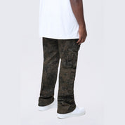 Smoke Rise Big and Tall Big and Tall - Utility Metallic Print Twill Pants - Hawthorne