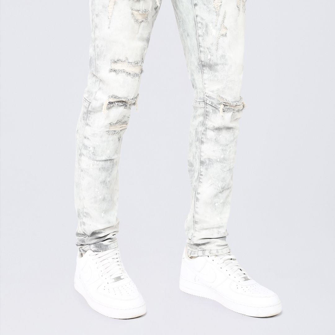 Slim Heavy Vintage Washed Jeans