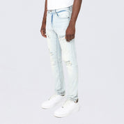 Slim Tapered Vintage Washed Jeans