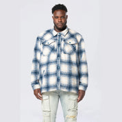 Smoke Rise Big and Tall Big and Tall - Flannel Lined Overshirt - Oceana