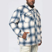 Smoke Rise Big and Tall Big and Tall - Flannel Lined Overshirt - Oceana