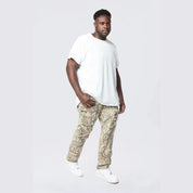 Smoke Rise Big and Tall Big and Tall - Multi Cargo Pocket Pants - Khaki Hunting Camo