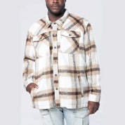 Smoke Rise Big and Tall Big and Tall - Flannel Lined Overshirt - Cassava