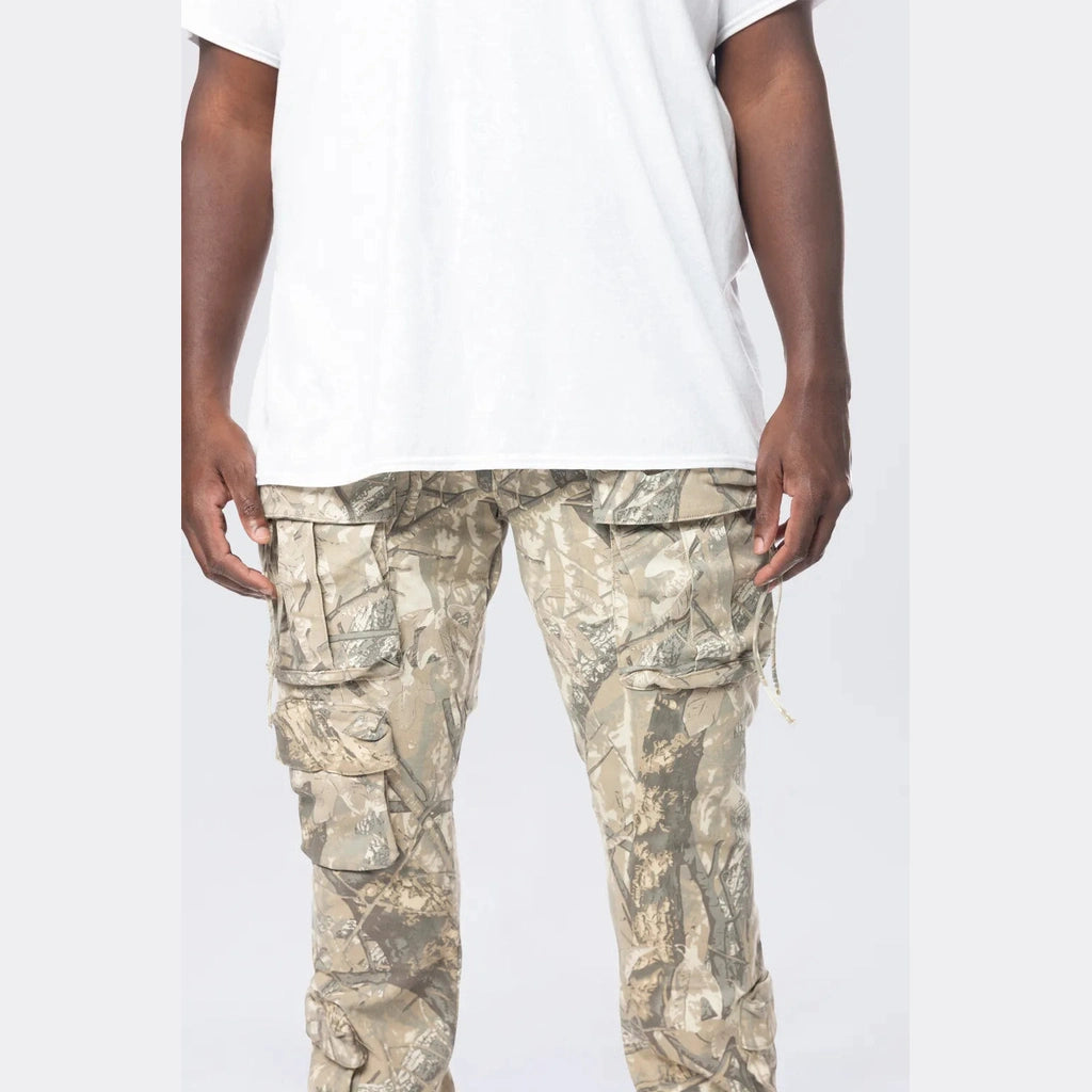 Smoke Rise Big and Tall Big and Tall - Multi Cargo Pocket Pants - Khaki Hunting Camo