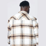 Smoke Rise Big and Tall Big and Tall - Flannel Lined Overshirt - Cassava