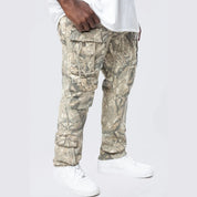 Smoke Rise Big and Tall Big and Tall - Multi Cargo Pocket Pants - Khaki Hunting Camo