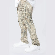 Smoke Rise Big and Tall Big and Tall - Multi Cargo Pocket Pants - Khaki Hunting Camo