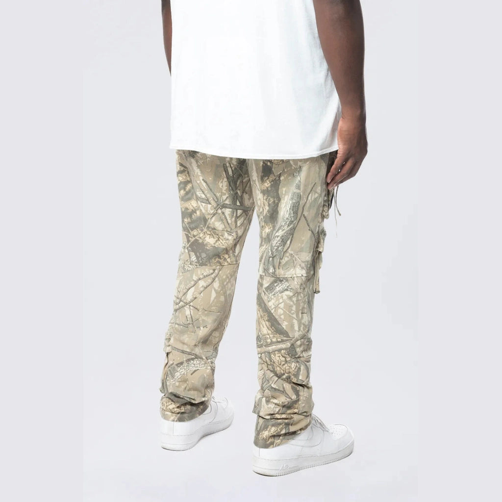 Smoke Rise Big and Tall Big and Tall - Multi Cargo Pocket Pants - Khaki Hunting Camo