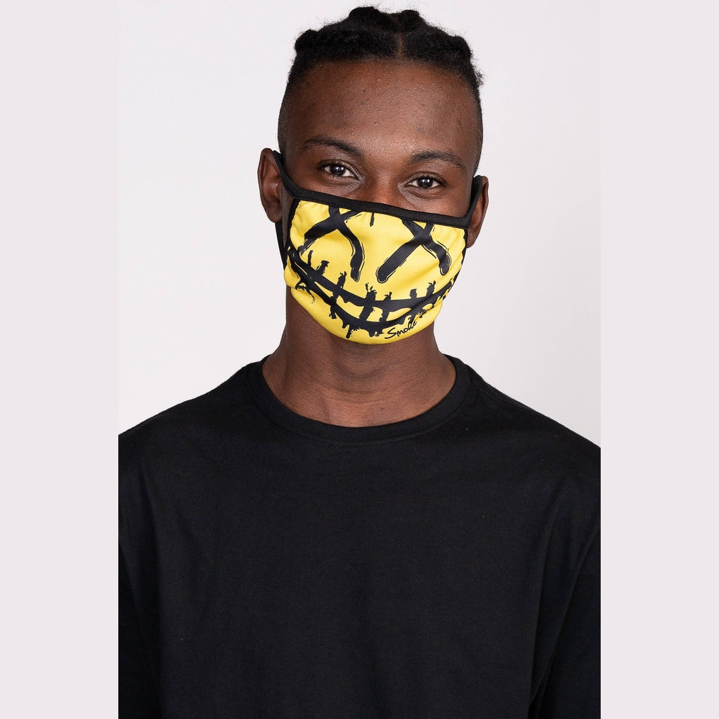 Smoke Rise SMILEY FACE MASK