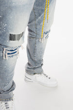 Utility Fashion Jeans - Nutria Blue - Smoke Rise