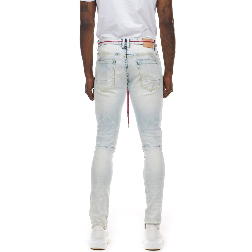 Smoke Rise Utility Fashion Jeans - Plaster Blue