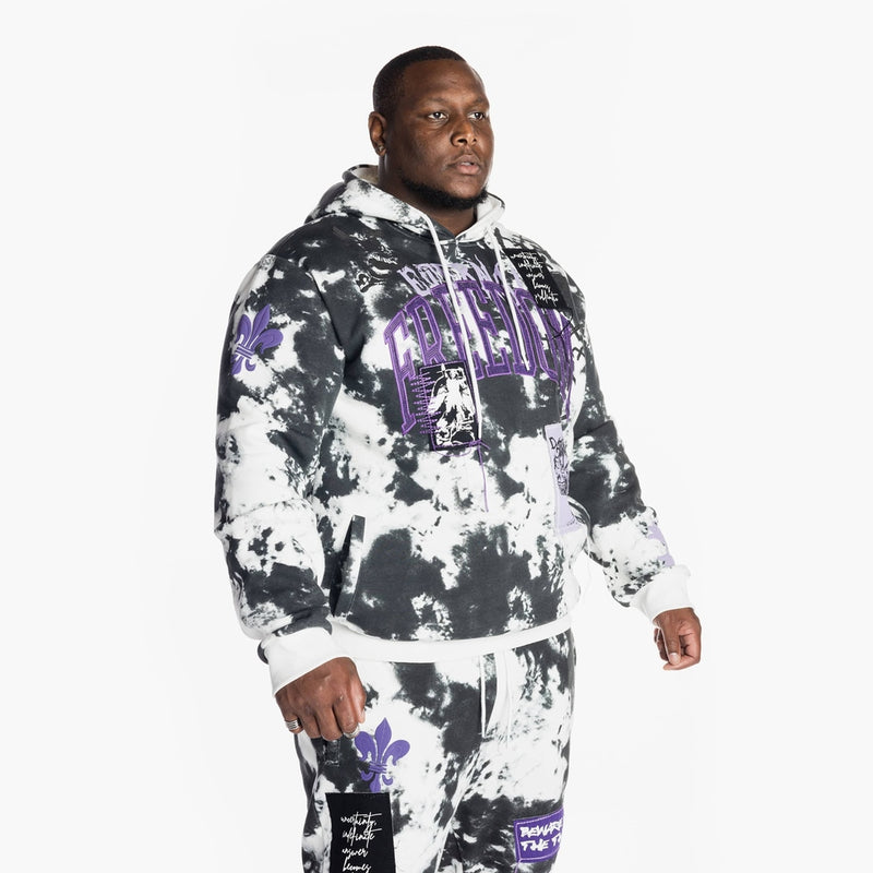 Big and Tall Tie-Dye Fashion Hoodie - Smoke Rise