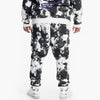 Big and Tall Tie-Dye Fashion Fleece Joggers Cloud Black - Smoke Rise