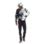 Gothic Fashion Jeans - Jet Black - Smoke Rise