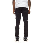 Gothic Fashion Jeans - Jet Black - Smoke Rise