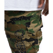 Smoke Rise Doodle Fashion Twill Pants - Wood Camo