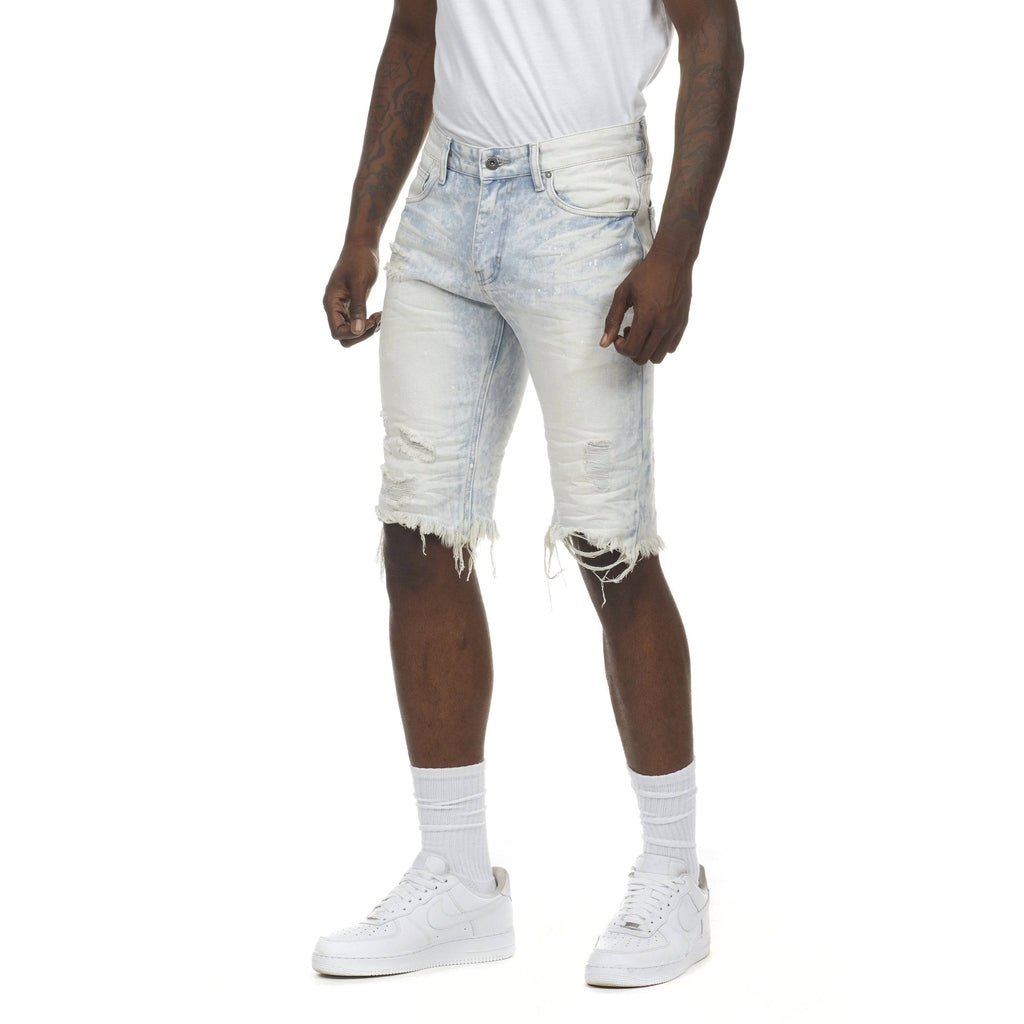 Smoke Rise Basic Jean Shorts - Rivington Blue