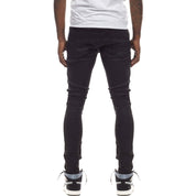 Smoke Rise Rip & Repair Jeans - Jet Black