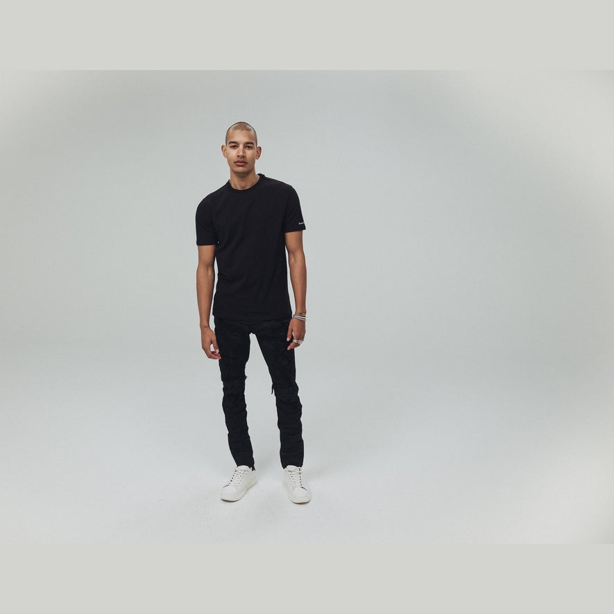 Smoke Rise Rip & Repair Jeans - Jet Black