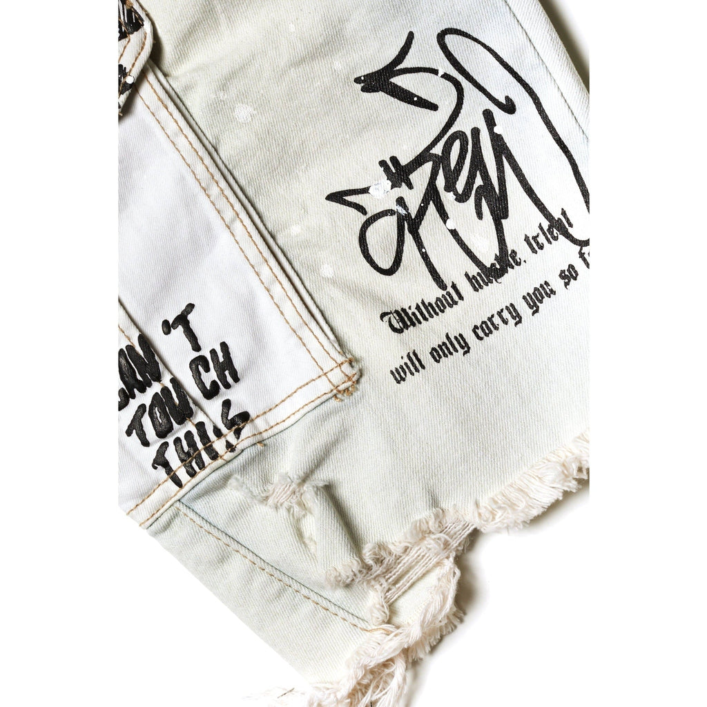 Smoke Rise Big and Tall Big and Tall Doodle Cargo Utility Shorts - Rivington Blue