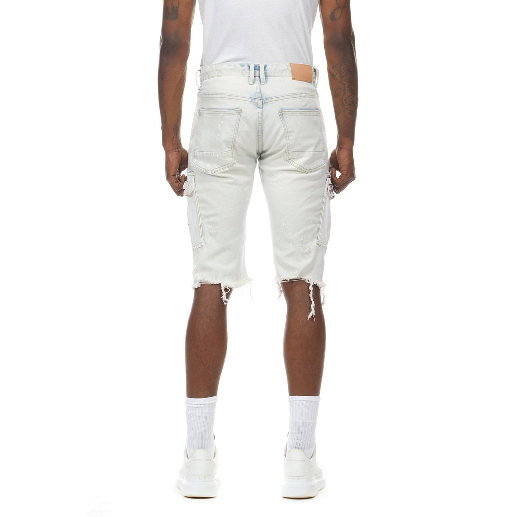 Smoke Rise Big and Tall Big and Tall Doodle Cargo Utility Shorts - Rivington Blue