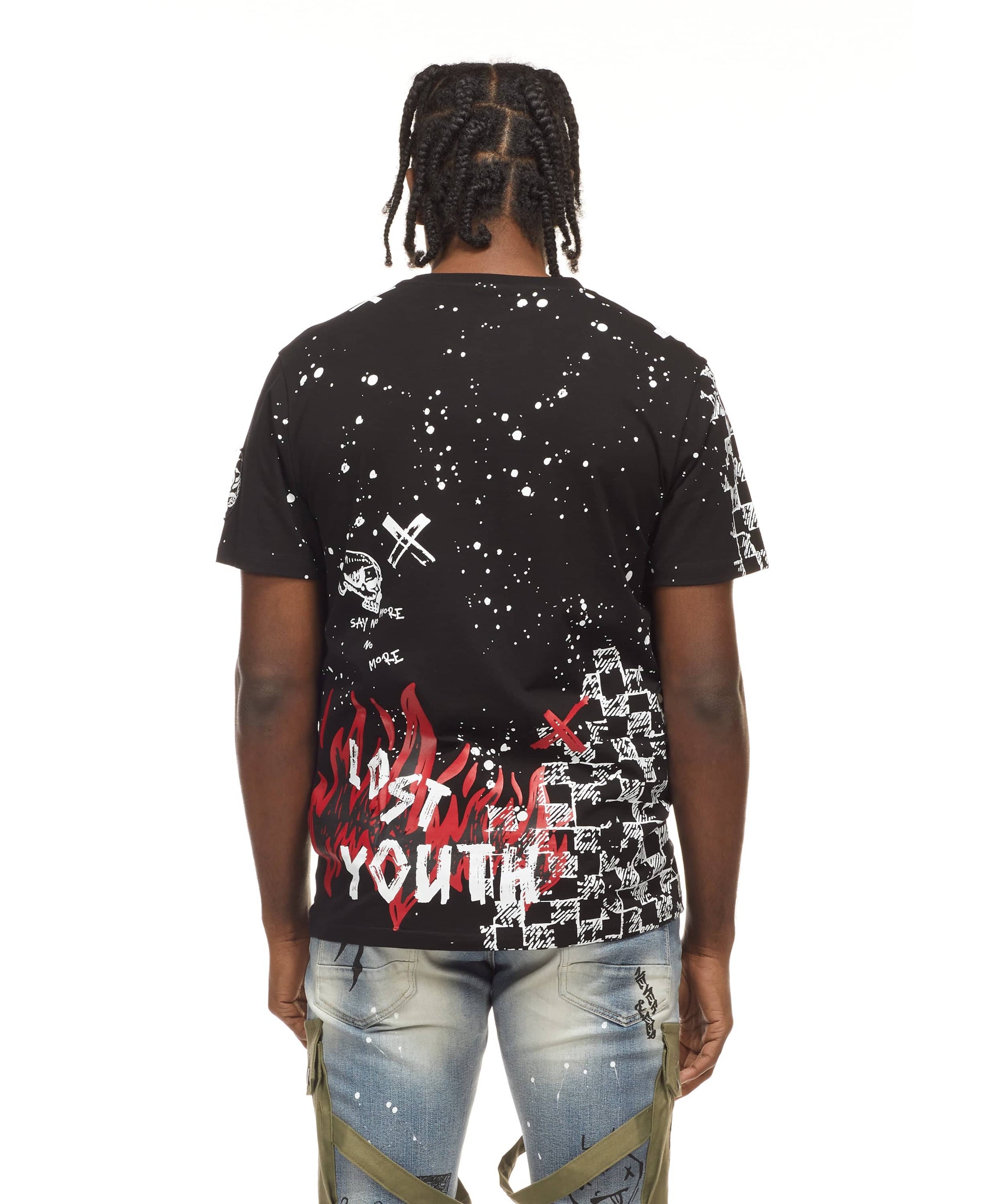 Sugar Skull Unisex One Size T-Shirts Rhinestone Embellished – Nyteez