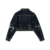 Smoke Rise RED Carpenter Fashion Jean Jacket - 1920 Blue