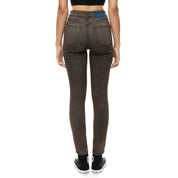 Smoke Rise RED Over Spray Fashion Denim Pants - Aztec Brown