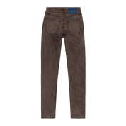 Smoke Rise RED Over Spray Fashion Denim Pants - Aztec Brown