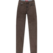 Smoke Rise RED Over Spray Fashion Denim Pants - Aztec Brown