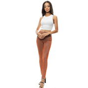 Smoke Rise RED Spray Fashion Denim Pants - Orange