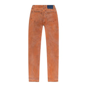 Smoke Rise RED Spray Fashion Denim Pants - Orange