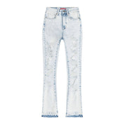 Smoke Rise RED Heavy Ripoff Semi Basic Denim Pants - Rivington Splash