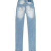 HEAVY RIP&REPAIR SEMI BASIC DENIM PANT - Smoke Rise