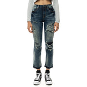 Smoke Rise RED Heavy Ripoff Basic Denim Pants - Rio Blue