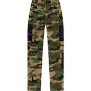 Smoke Rise RED Mixed Media Utility Fashion Twill Pants - Wood Camo